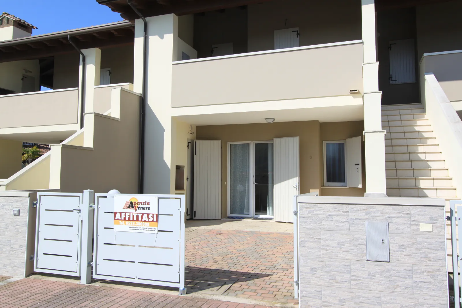 Villetta al piano terra in affitto a Lido di Pomposa con giardino e barbecue