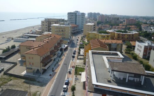 Viale Mare Adriatico Lido di Pomposa vista